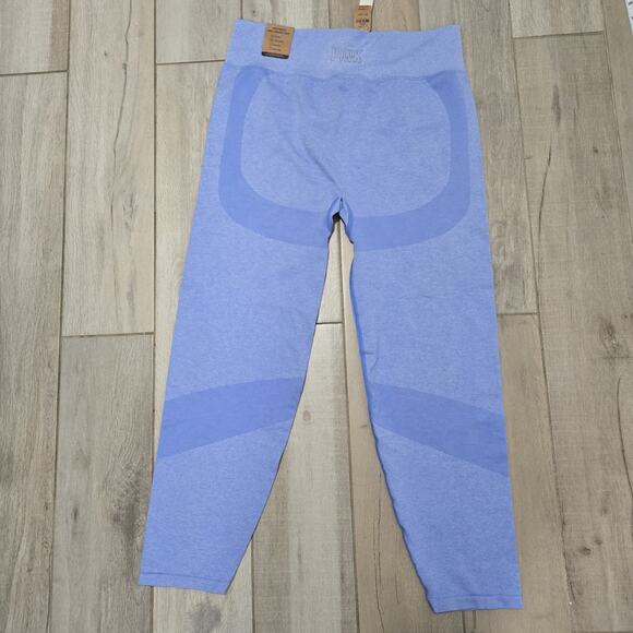 Victorias Secret PINK Active High Waist Full Length Leggings XXL Light Blue Yoga - Picture 5 of 12